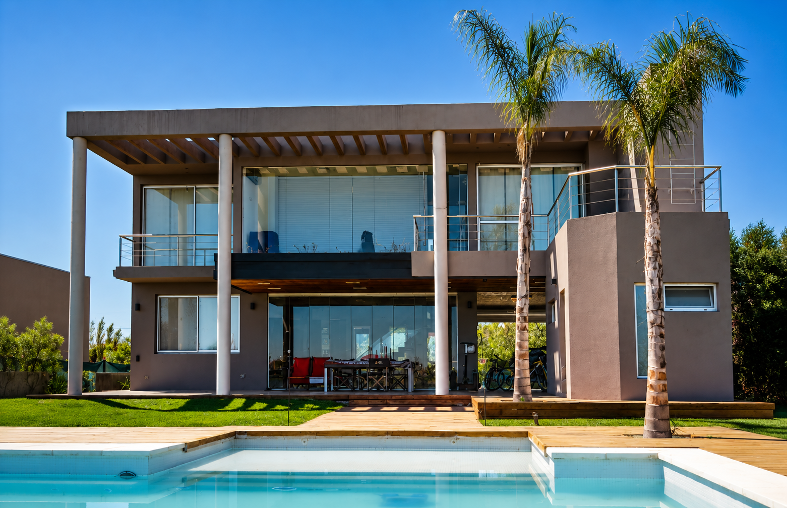 Obra de arquitectura Santa Catalina en Laguna, Tigre por Estudio Levinton